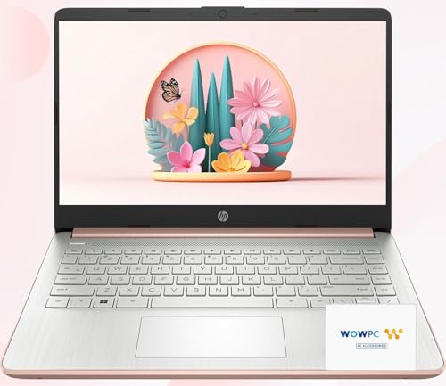 HP 14 Ultrabook • Back to School Limited Edition w/Microsoft 365 • Intel 4-Core CPU • 32GB RAM • 1.6TB Storage (128GB OnBoard w/ 512GB Portable Drive + 1TB OneDrive) • Rose Gold • Win 11