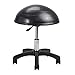 Gaiam Balance Ball Chair Stool, Half-Dome Stability Ball Adjustable Swivel Rolling Chair Drafting Stool for Desks in Office, Classroom, Doctors, Physicians, Massage Therapists, Salons - Black 23
