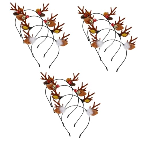 Bandeau de Noël oreilles de renne pour déguisement de fête fille et garçon