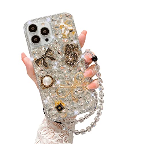 未使用級✨プラダ iPhone 13 Proケース ラインストーン 三角プレート 未使用級】PRADA プラダ iPhone 13 Proケース ラインストーン