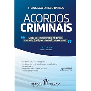 Capa do livro Acordos Criminais 2ª Edição