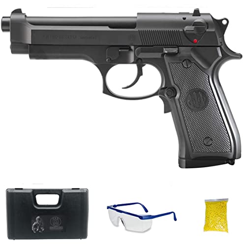 Pistolet Airsoft Mod. M92FS | Calibre 6 mm (Arme à air comprimé à Billes en Plastique ou PVC). Système électrique [Puissance : 0,5 Joules]