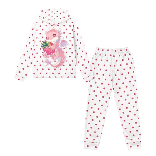 Hoodie and Sweat Pants Set for Girls 5-16Y Hoodies Tracksuit Long Sleeve Sweatshirts Jogger Pant3