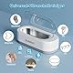 Ultraschallreinigungsgerät Brille, Ultraschallreiniger 350ml 46KHz, Ultraschallgerät Ultrasonic Cleaner für Brillen Schmuck Uhren Zahnschiene Zahnprothesen Kontaktlinsen Glasses Jewelry Aligner