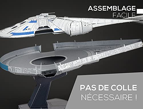 Kit Modelo 3D Metal Lando Calrissian Millennium Falcon miniatura 4