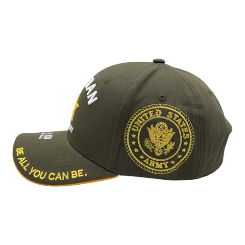 Image of US Army Veteran Hat for Men - Officially Licensed Military Baseball Cap, for Veterans