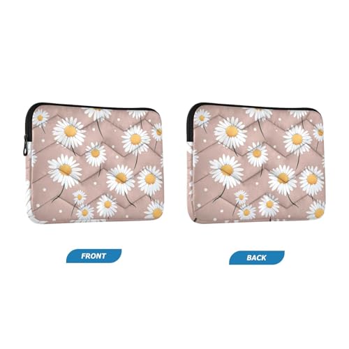 Funda para portátil 13-14 pulgadas con diseño floral y tejido impermeable miniatura 2