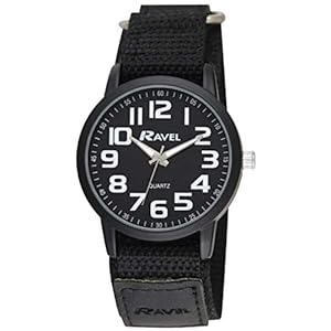 Ravel – Men’s Modern Workwear Watch with Easy-Fasten Strap