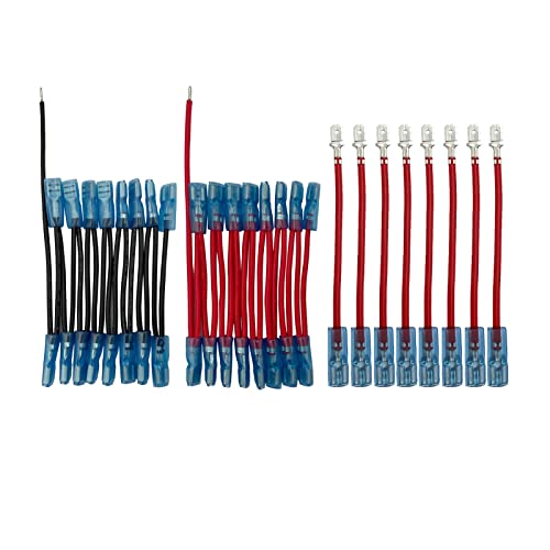 Image of 8 Gang Swicth Panel Jumper Wires Set 5 Pin On-Off Rocker Switch Panel Wiring Set for Car Marine Boat Trailer Bus Van Side by Side