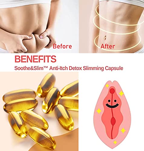 AnnieCare Instant Anti-Itch Detox Slimming Products, Annie Care Capsules, Annie Care Capsulas, Annie Care Natural Detox Viginal Capsules, Slimming Firming Repair & Pink and Tender Gel (3Bags) - Image 4