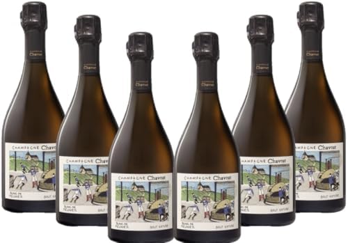 Chavost - Champagne Blanc de Meunier Brut Nature - Lote de 6 x 75 cl