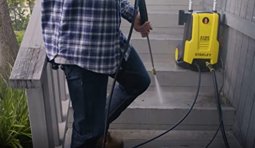 Stanley Shp2150 Portable Electric Pressure Washer, 2150 Psi, 1.4 Gpm, 13 Amp, With Metal Lance, Foam Cannon, Quick Connect Gun, 25' Hose, 25Lbs #TOP5