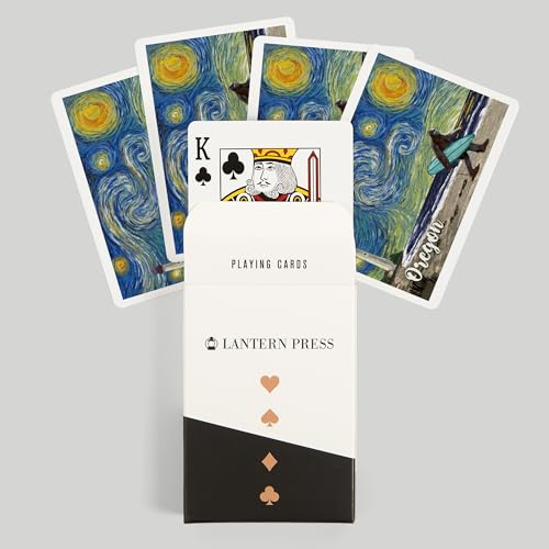Lantern Press Oregon Naipes Póker 52 Cartas miniatura 6