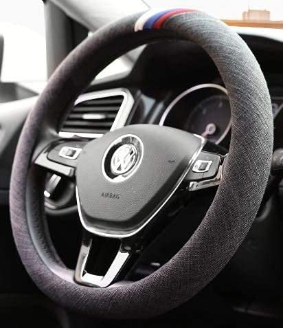 GADGETSWRAP 15inch Universal Steering Wheel Cover - JS