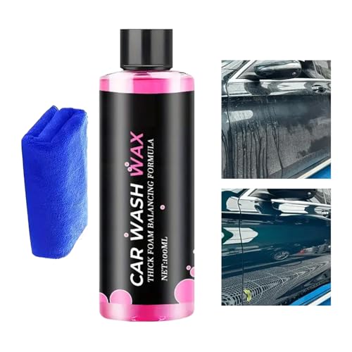 カーウォッシュソープ | 100ml カーフォームディテーラー | 自動車用リニューアル クリーナー - ディテーリングとポリッシュ用、フロントガラス、ウィンドウ、インテリア、エクステリア、RV、SUV、ガレージ、ホーム向け