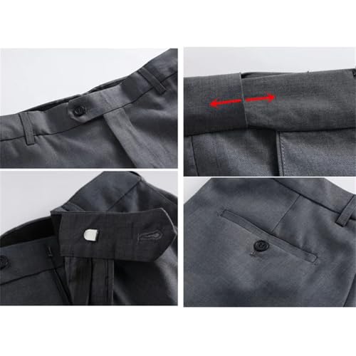 Men Suit Two Piece Single Breasted Lapel Coat with Trousers Wedding/Party/Business Suits4