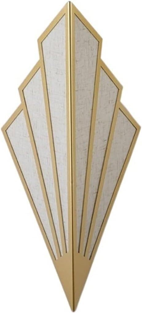HYJAUSXB Wall Lamp Bedroom Bedside Fan-Shaped Lighting Compatible with Living Room Corridor Aisle Stairs Lights Home Decor Sconces, Pendant Light