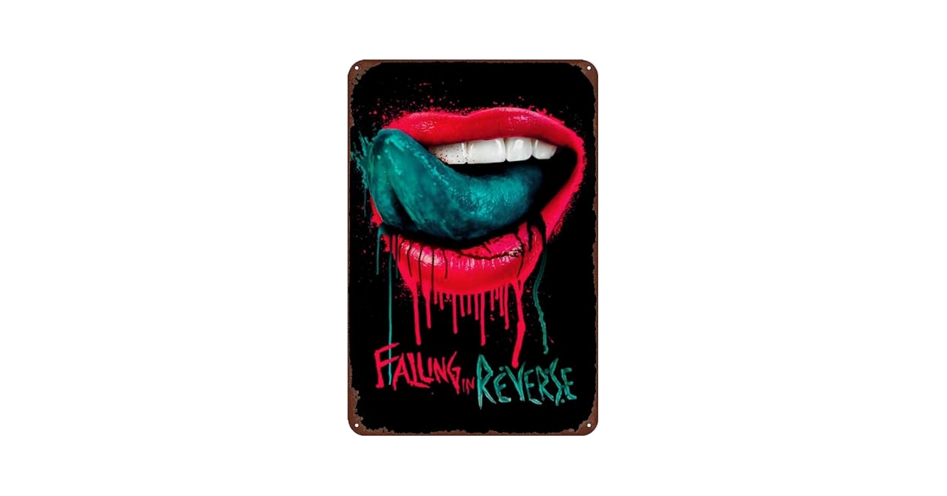 Amazon.co.jp: Zengju Falling in reverse ミュージックポスター