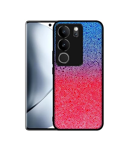 Image of Bubbles Design Premium 2D Printed Metal Back Case Cover for Vivo V29 5G / V29 Pro 5G