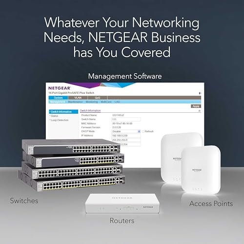 Image of NETGEAR 8-Port Gigabit Ethernet Smart Switch (GS108T) - Managed, with 1 x PD , Optional Insight Cloud Management, Desktop or Wall Mount, Silent Operation