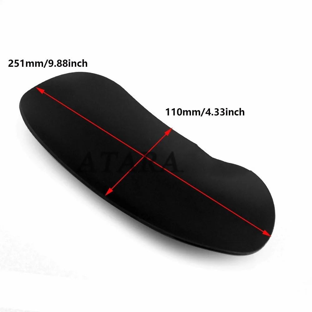 Paraspruzzi Moto Parafango anteriore corto universale non verniciato per moto, parafango, bici personalizzata per Touring Chopper Bobber
