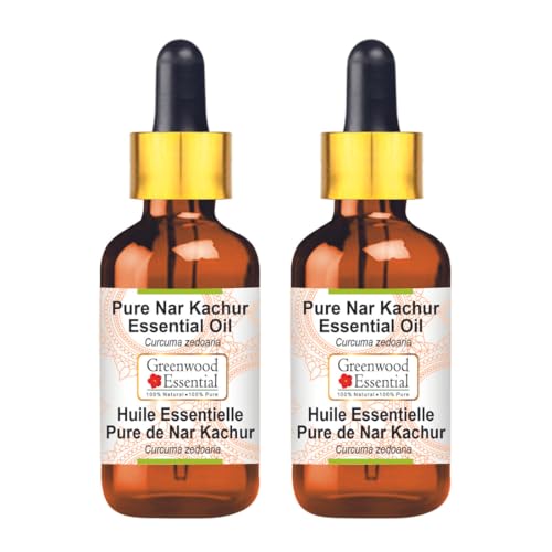 Huile essentielle de Nar Kachur distillée à la vapeur avec compte-gouttes