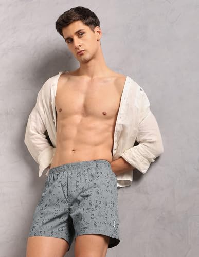 Image of U.S. Polo ASSN. Men's OEX12 Cotton Printed Inner Boxers - Pack of 1