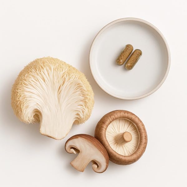 Miniatura 3 de Mezcla compleja de hongos para Nikken Kenzen Suplemento multihongos para mujeres y hombres 1512 - Extracto de Chaga, Reishi, cola de pavo, cápsulas