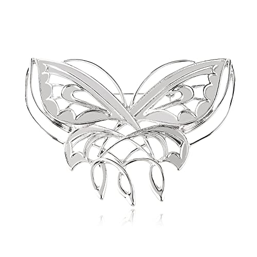 Image of Butterfly Brooch Pin Corsage, Sweater Dress Shawl Elegant Jewelry Accessory Decor for Wedding Birthday Party Christmas Gift