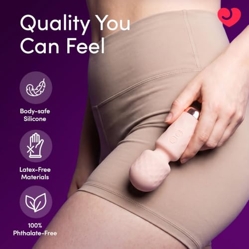 Lovehoney Mini Wand Vibrator for Women, Discreet Clitoral Stimulator, Pink - Image 3