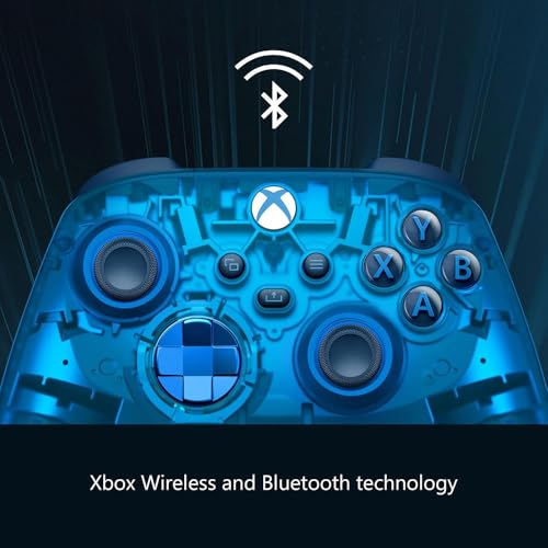 Image of Microsoft QAU-00150 Wireless Dual Controller Bundle (Sky Cipher Special Edition) for Xbox Series X|S, Xbox One, Windows PC, Android and iOS