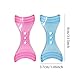 Honbay 4PCS Plastic Eyeliner Guide Template Stencil Shaper Tool Makeup Tool for Beginners,Pink and Blue