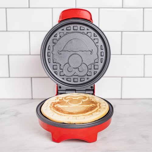 Image of Uncanny Brands Sesame Street Elmo Waffle Maker - Elmo's Face on Your Waffles