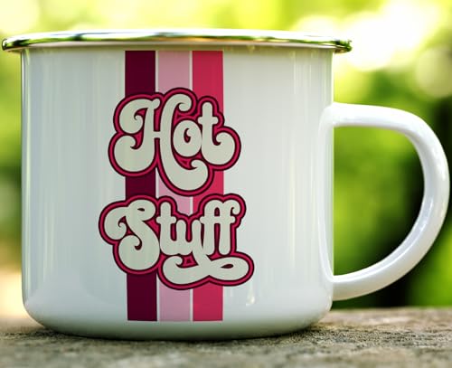 Taza Retro de Camping Hot Stuff 16oz miniatura 2