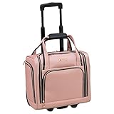 LONDON FOG Bromley 15-Inch Under The Seat Bag,Lightweight, Rose Gold