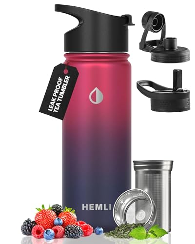 Comparison: Best Tea Tumbler With Infuser 11 18 oz Insulated Tea Tumbler Bottle with Infuser, Travel Mug