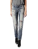 Merkmale: Modell: Belthy 0856C Material: 100 % Baumwolle Pflege: Maschinenwäsche Schnitt: Regular Slim Straight Low Waist Details: Trendige Five Pocket Jeans aus der Diesel Kollektion Mit geprägtem Knopf zu schließen Das Logopatch am hinteren Bund sowie am Münzgeld-Fach Trendige Used- und Destroyed-Effekte