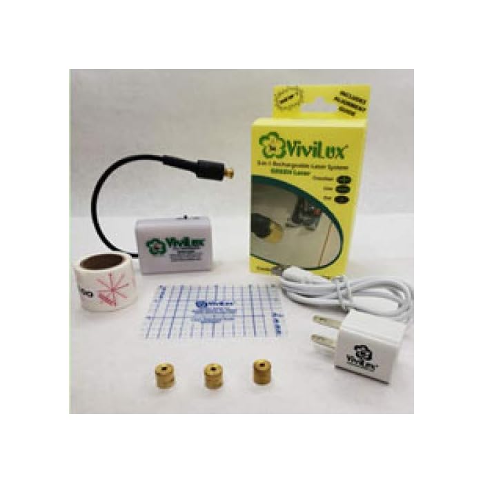 Buy ViviLux 3in1 Rechargeable GREEN Laser System with Adjustable Line