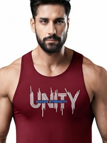 Image of 3Colors Men's Active Sleeveless Polyester Tank Top- Cool and Comfortable Workout wear, Dry fit Gym Vests - Unity