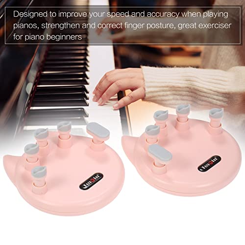 Conjunto de exercícios de dedo de piano TUNYIN Exercitador de dedo de 1 par para mão direita e mão e