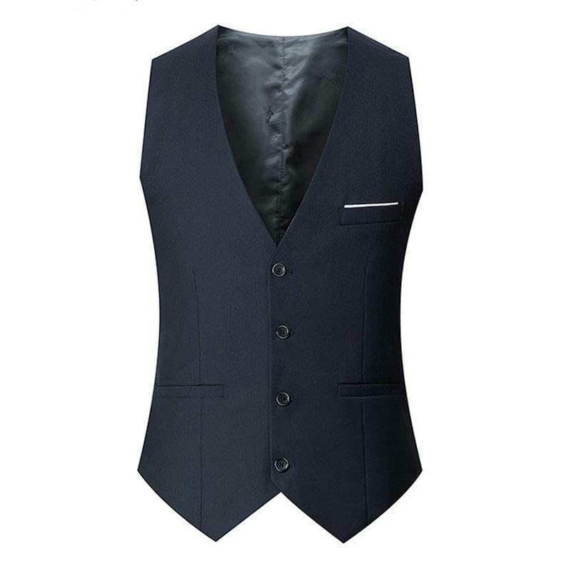 Chaleco británico ajustado gris talla XS para hombre 6