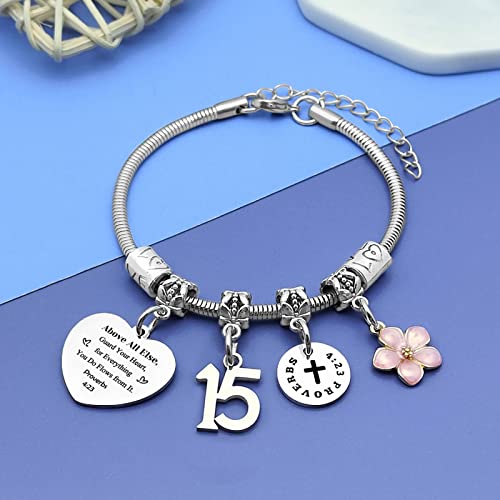 18th Birthday Gifts for Girls Bracelet Jewelry 13th 15th 16th 18th 21st Birthday Gift for Daughter Granddaughter 13 15 16 18 21 Years Old Girl Gift Happy Birthday Bracelet Gift for Friend Sister Teen2