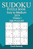 300 Easy to Medium Sudoku Puzzle Book 2019