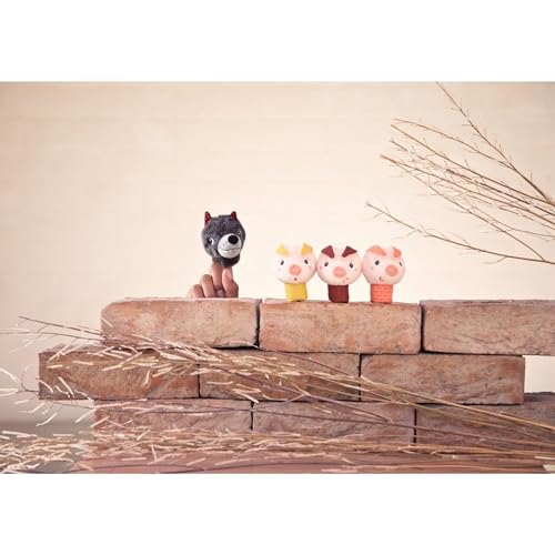 Lilliputiens - Marionette da dita - Il lupo e i 3 porcellini - 6