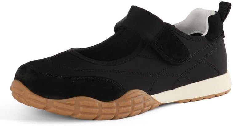 COOLLULU Mary Jane Shoes Sneakers for Women Fashion Ballet Sneakers with Foam Insole Non Slip Sneakerinas Retro Tennis Lightweight Flats Footwear for Daily Walking Causal Dressy - Image 9