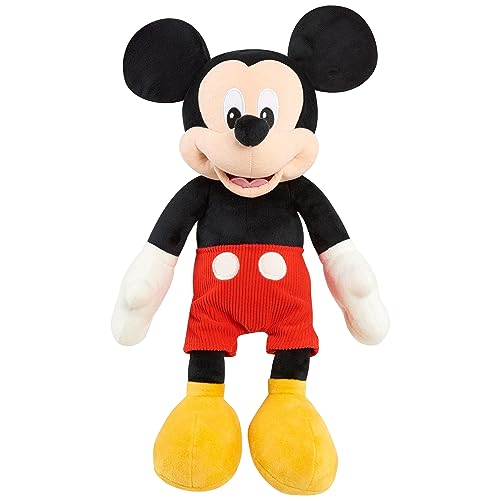 Disney Junior Mickey Mouse Large 19-inch Plush Stuffed Animal, Mickey Mouse, Pretend Play, Kids Toys for Ages 2 Up by Just Play