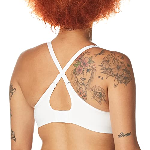 Bali Women's Comfort Revolution Wire Free Bra,White,38D #TOP3
