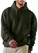 JMIERR Herren Hoodie mit Taschen Freizeit Baumwolle Sweatshirts Langarm Fallen Winter Kordelzug Kapuzenpullovers Grün XL