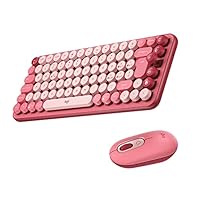 Kit tastiera e Mouse Logitech POP con Emoji personalizzabili, SilentTouch, Precisione e Velocità,...