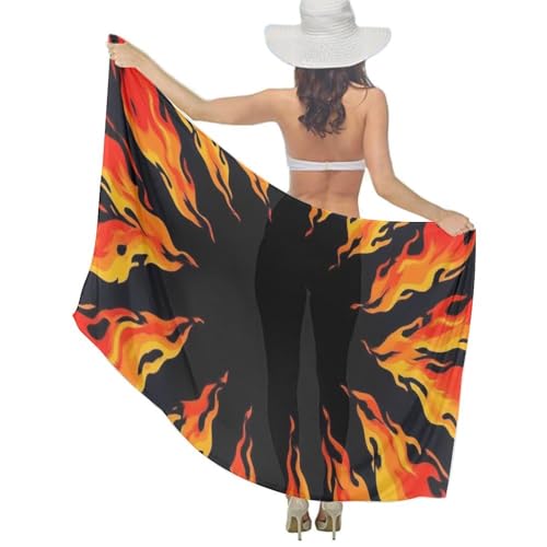 Fashion Travel Swimwear Bikini Wrap All Seasons Chiffon Scarf Beach Yarn Shawl